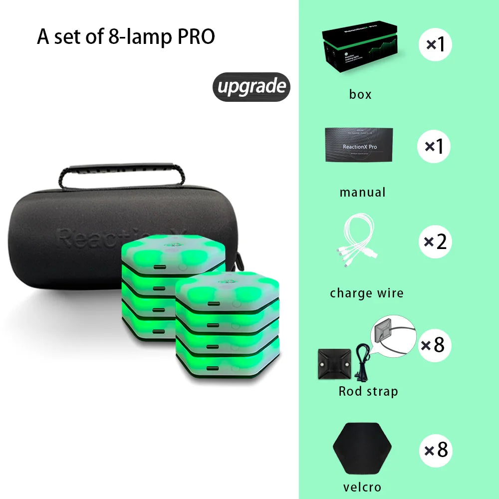 【queling】reaction training light lamp speed agility response equipment boxing react Sensory agile fitlight blazepod kendo