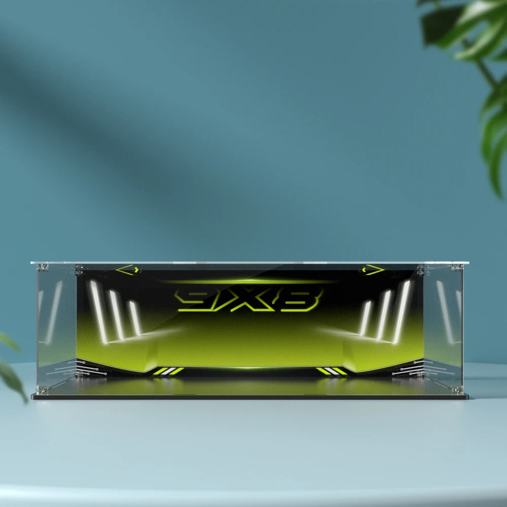 Acrylic display box for lego 42156 display case for PEUGEOT building block dustproof clear model car storage box 55x26x17cm