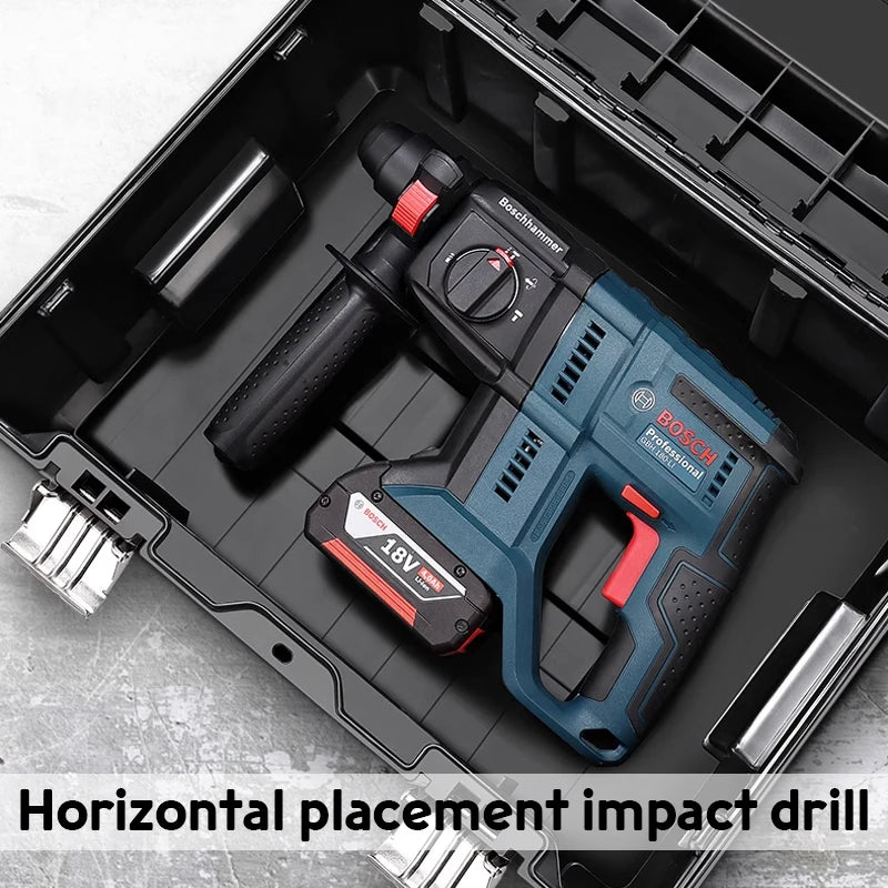 Multifunctional Large Capacity Tool Box Industrial Grade Shockproof Anti-fall Waterproof Toolbox Home Tool Storage Box 22/24inch