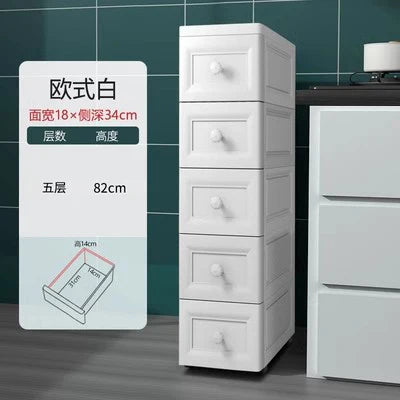 15/18Cm Drawer Gap Storage Cabinet Household Multilayer Kitchen Organizer Bathroom Drawer Organizers Diy Cabinet Storage Box