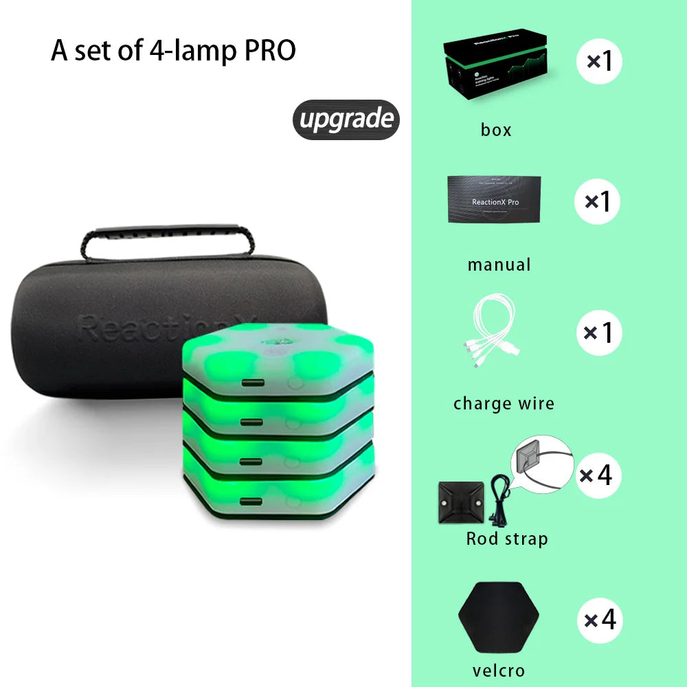 【queling】reaction training light lamp speed agility response equipment boxing react Sensory agile fitlight blazepod kendo
