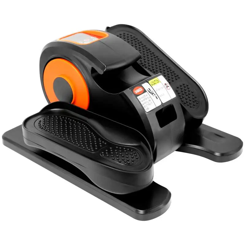 Quiet 12 Adjustable Speeds Ellipse Leg Electricseated Pedal Exerciser Mini Under Desk Elliptical Trainer Machine for Home