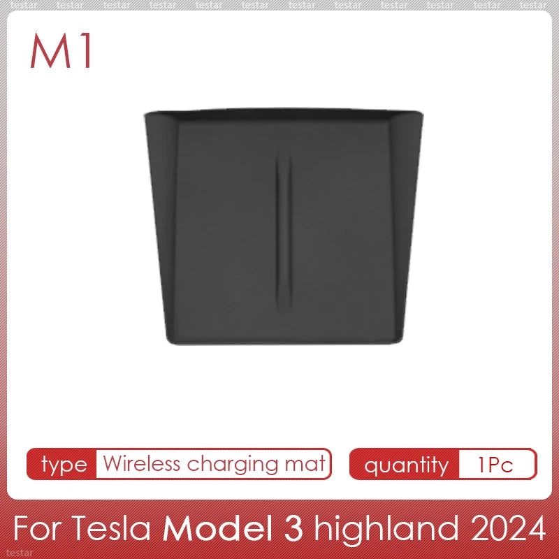 Storage Box for Tesla Model 3 Highland 2024 Accessories Center Console Armrest Storage Box Stowing Tidying Model 3 2024 Highland