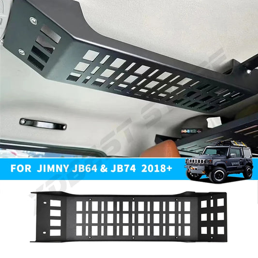 Car Roof Inner Storage Luggage Basket for Suzuki Jimny 3-doors Sierra JB74 JB64 Driver Side Interior Storage Tray Accessories