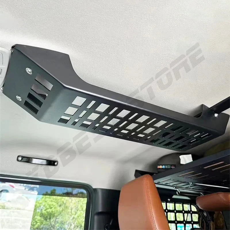 Car Roof Inner Storage Luggage Basket for Suzuki Jimny 3-doors Sierra JB74 JB64 Driver Side Interior Storage Tray Accessories
