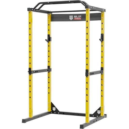 F16 Squat Rack All-in-One 1200lbs Capacity Power Rack with Attachment Home Gym
