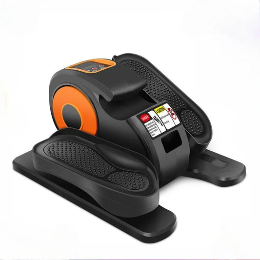 Quiet 12 Adjustable Speeds Ellipse Leg Electricseated Pedal Exerciser Mini Under Desk Elliptical Trainer Machine for Home